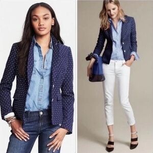 SUPER CUTE POLKA DOT BLAZER FROM BANANA REPUBLIC
